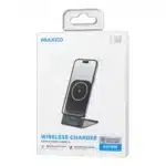 Maxco MW03 Thin Ultra-Strong Magnetic Wireless Charger 15W - Black - Image 5