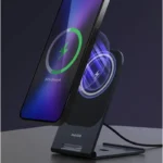 Maxco MW03 Thin Ultra-Strong Magnetic Wireless Charger 15W - Black - Image 3
