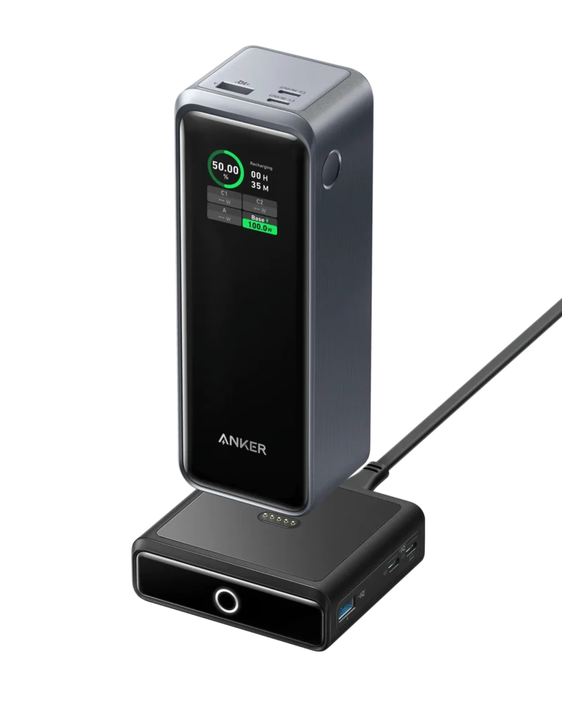 Anker Prime 27,650mAh Power Bank 250W and 100W Charging Base - Image 1