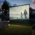 Powerology Motorised Floor Rising Projector Screen - 100 Inch - Image 2