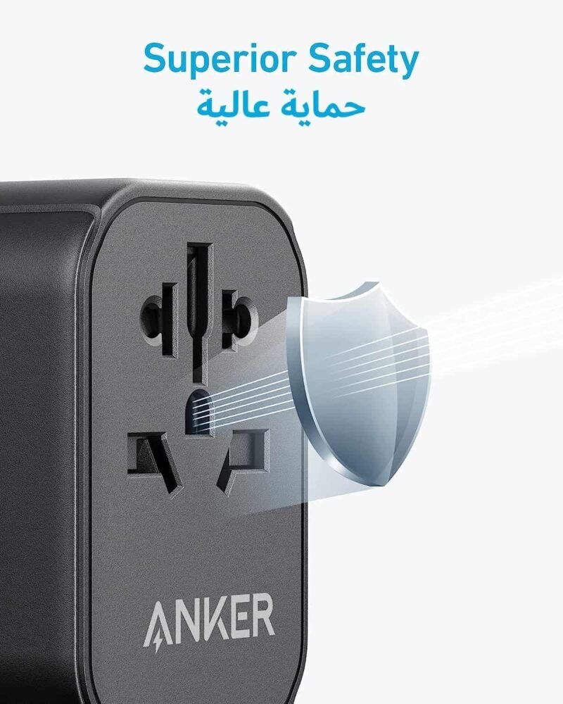 Anker 312 PowerExtend USB-C Travel Adapter 30W - Black / A9212K11