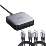 UGREEN Nexode 200W 4 USB C  2 USB A Desk Charger Gray - Image 3