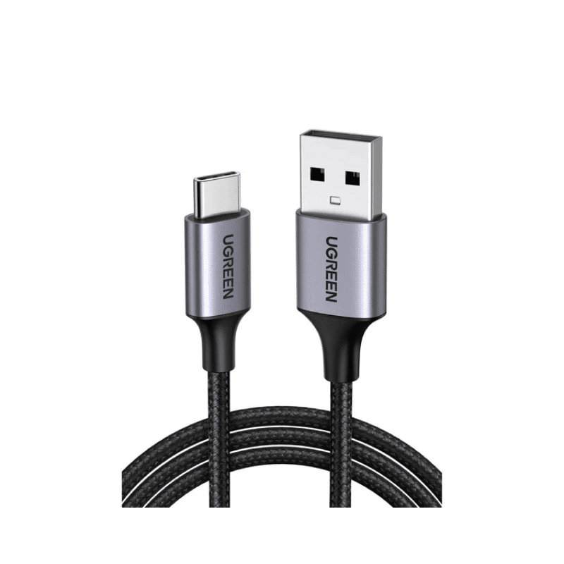 UGREEN USB-A to USB-C 3M aluminum braid Cable Black