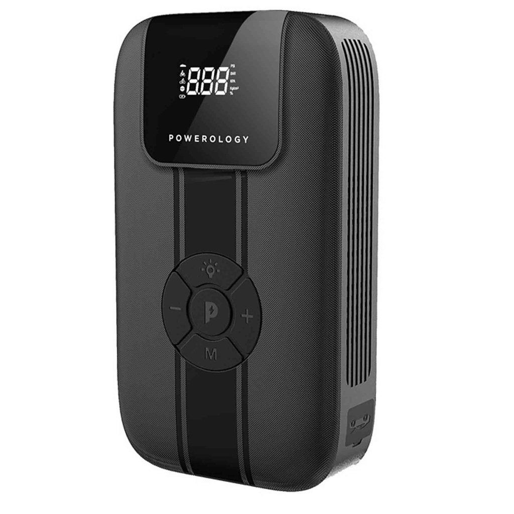 1 Powerology Jump Starter With Air Compressor, Powerbank, LED Light, 11200mAh Battery Capacity - Image 1