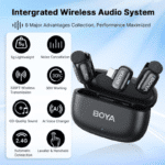 Boya Mini 14 For Type C Device with Charging Case - Black