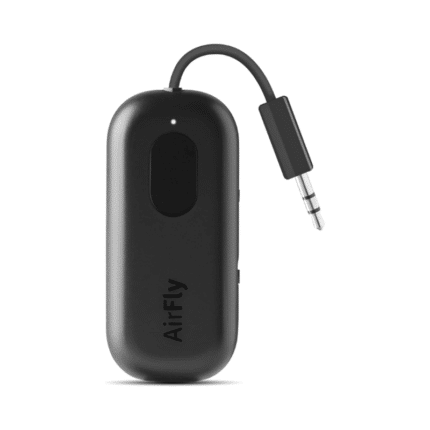 Twelve South AirFly Pro Bluetooth Wireless Audio Transmitter, Receiver for up to 2 AirPods, Wireless Headphones, Black