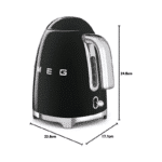 Smeg KLF03BL Retro Style Kettle 1.7 L Capacity - Black - Image 5