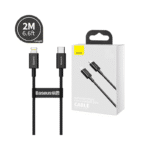 Baseus Superior Series Fast Charging Data Cable Type-C to iP PD 20W 2m Black - Image 2