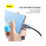 Baseus Crystal Shine Series Fast Charging Data Cable USB to Type-C 100W 1.2m Black - Image 8