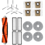 Generic Parts Compatible With Xiaomi X10Plus/X20Plus Vacuum Cleaner - 17 PCS