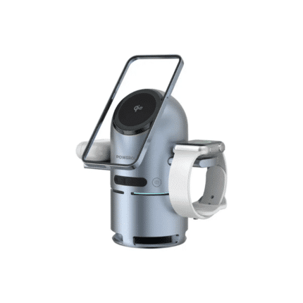 Powerology Qi2 Speaker Charge Station - Gray