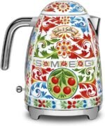 Smeg KLF03DG Dolce and Gabbana Retro Style Kettle 1.7 L Capacity - Red - Image 3