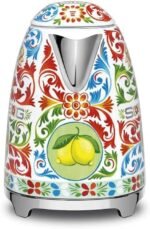 Smeg KLF03DG Dolce and Gabbana Retro Style Kettle 1.7 L Capacity - Red - Image 4