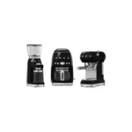 Smeg CGF11BL Retro Style Coffee Grinder - Black - Image 6