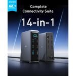 Anker A83B66A1 Prime 14-in-1 Charging Docking Station - Dual Display - 160W - Image 2
