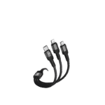 Lanex LS57T 3-in-1 Data Cable 100W Braided 120CM