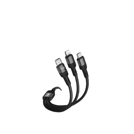 Lanex LS57T 3-in-1 Data Cable 100W Braided 120CM