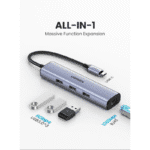 UGREEN USB-C Multifunction Gigabit Ethernet Adapter with PD / CM475 (20932) - Image 3