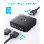 Anker A83H10A1 HDMI Switch 2 In 1 Out 4K HDMI - Gray - Image 3