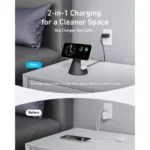 Anker A25M7H11 MagGo Wireless Charger 2-in-1 Dock Stand - Image 2