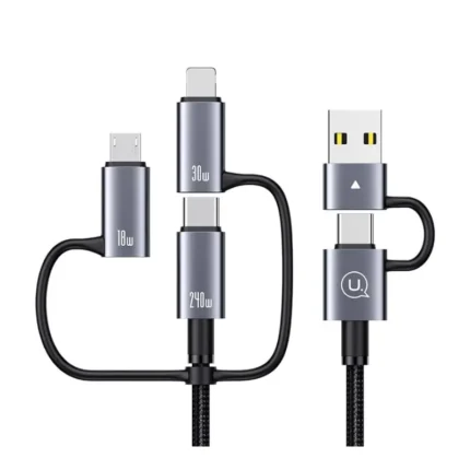 USAMS 240W 6in1 Aluminum Data Cable