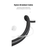 USAMS 240w Type C to Type C Aluminum Data Cable - Image 10