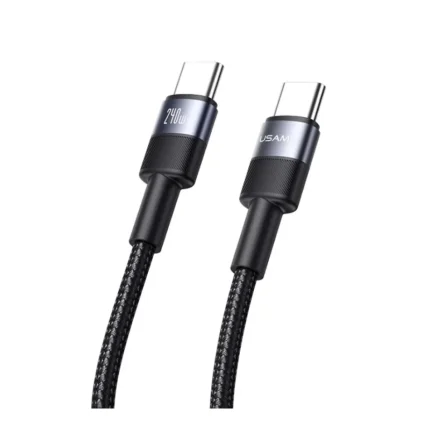 USAMS 240w Type C to Type C Aluminum Data Cable