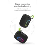 Lanex LY11 Wireless Speaker 15W High Power Portable with LED Light - Image 3