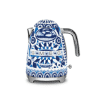 Smeg KLF03DGB Dolce and Gabbana Retro Style Kettle 1.7 L Capacity - Blue - Image 2