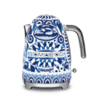 Smeg KLF03DGB Dolce and Gabbana Retro Style Kettle 1.7 L Capacity - Blue