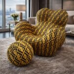 Xl Lazy Chair Modern Minimalist Style Leisure Couch - Image 2