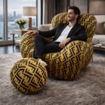 Xl Lazy Chair Modern Minimalist Style Leisure Couch - Image 3