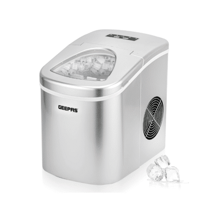 Geepas GIM63015UK Portable Automatic Ice Maker 12KG - Silver