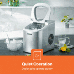Geepas GIM63015UK Portable Automatic Ice Maker 12KG - Silver - Image 6