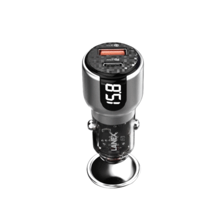 Lanex LQ18 Car Charger 75W with Transpairent Screen