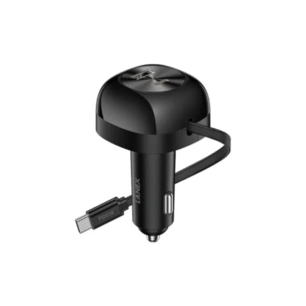 Lanex LQ19 Car Charger 81W with Retractable Cable