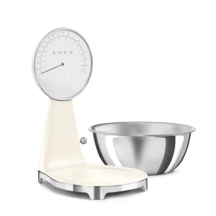 Smeg KSF01CR Analog and Digital Kitchen Scale - Cream