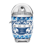 Smeg CJF01DGB Dolce and Gabbana Retro Style Aesthetic Citrus Juicer - Blue - Image 7