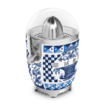Smeg CJF01DGB Dolce and Gabbana Retro Style Aesthetic Citrus Juicer - Blue - Image 4