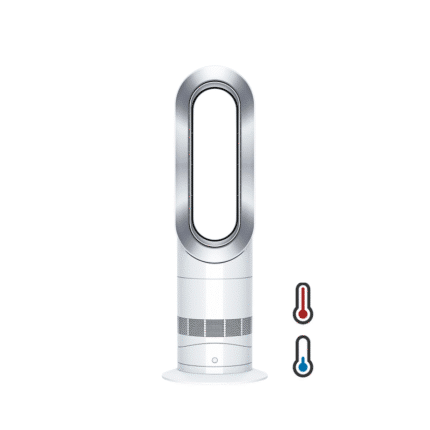 Dyson Purifier AM09 Hot+Cool Jet Focus fan heater White/Nickel