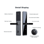 Cordless G-14 Smart Door Lock - Black - Image 3