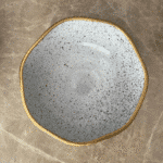 Cattleya Gold Blossom Serving Bowl - Image 4