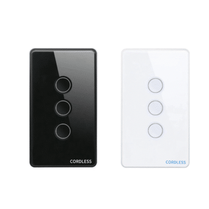 Cordless CL-03G Smart Touch Wall Switch 3-Gang