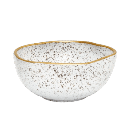 Cattleya Gold Blossom Serving Bowl