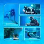 SMACO S400 PRO 1L Scuba Tank Diving Gear Pony Bottle - Black - Image 2