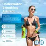 SMACO S400 PRO 1L Scuba Tank Diving Gear Pony Bottle - Black - Image 3