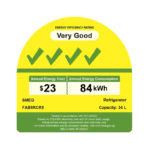 Smeg FAB5RCR5 Retro Style Refrigerator - 34L - Cream - Image 3