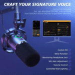 MAONO PD200X USB/XLR Dynamic Microphone - white - Image 3