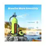 SMACO S400 PRO 1L Scuba Tank Diving Gear Pony Bottle - Black - Image 6