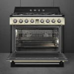 Smeg TR90GMP Cooker with Gas Hob  90 cm - Cream - Image 3